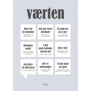 Dialgtplakat A5 Kort - Vrten