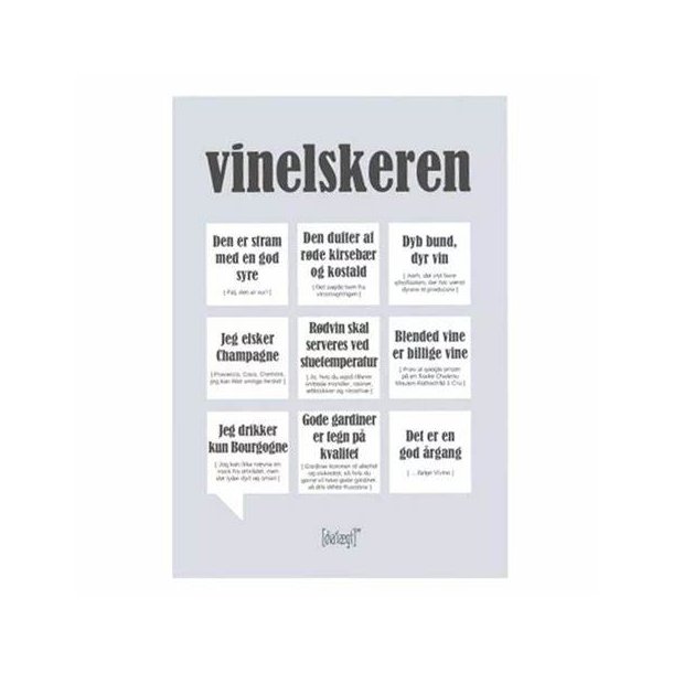 Dialgtplakat A5 Kort - Vinelskeren