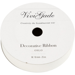 Bredt Polyb�nd Hvid