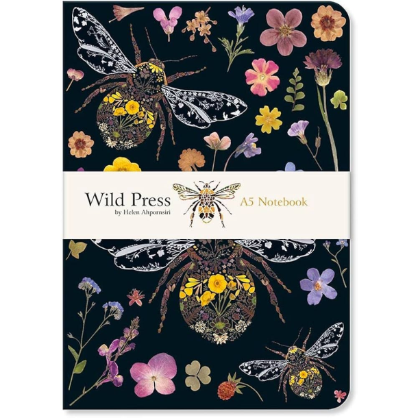 Wild Press Notebook A5 - Bumblebees