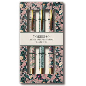 William Morris Ballpoint Pens Pink