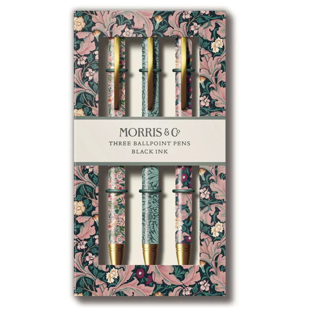 Williams Morris Ballpoint Pens Pink