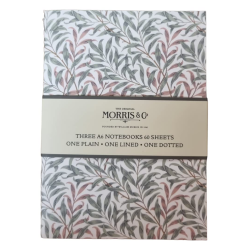 William Morris Noteshfter A6 3 stk. - Lys
